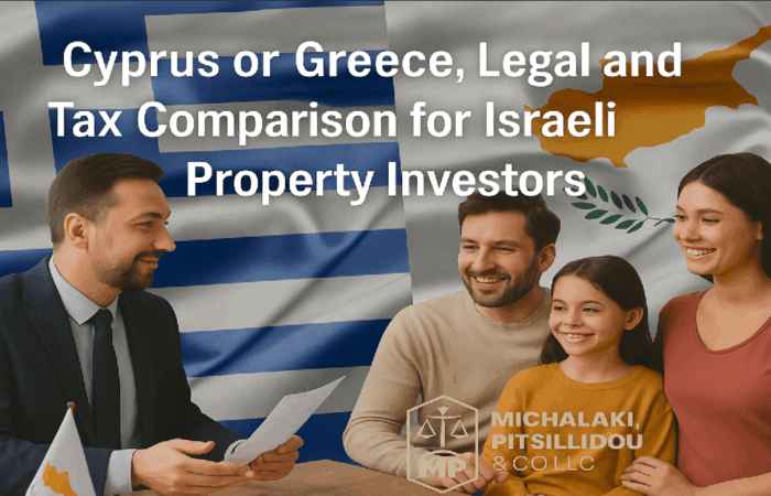 Cyprus or Greece for Israeli Inv